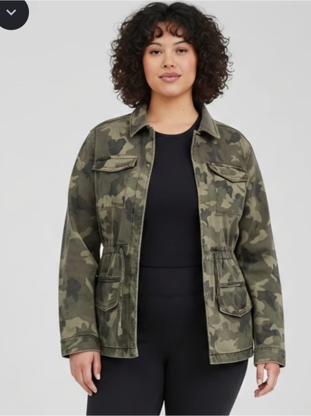 DL1961 Jacket Teen Girl Camo Military Army Utility Y2K Hip Hop Urban ROCCO Large